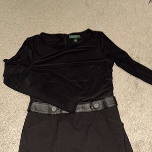 Black Dress side 6 Lauren Ralph Lauren dress made in China